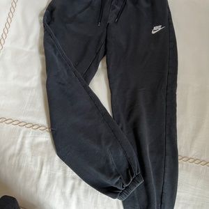 Women's Black Nike Sweatpants - Size Small
